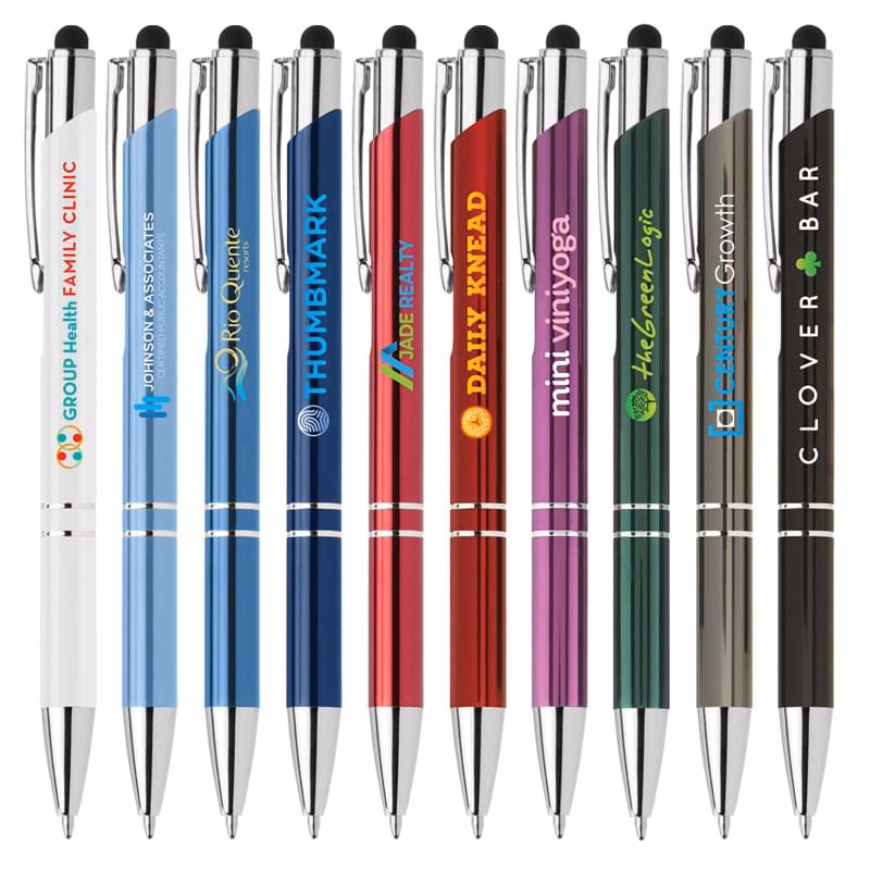 Chico w/Stylus -   - Full Color Metal Pen