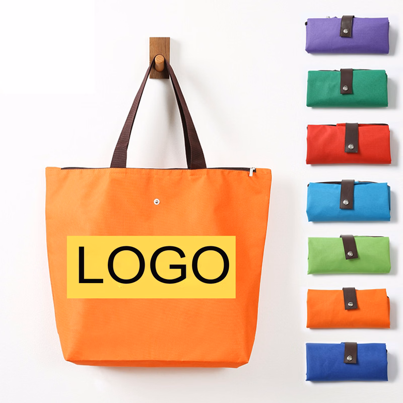 600D Oxford Foldable Shopping Tote Bag