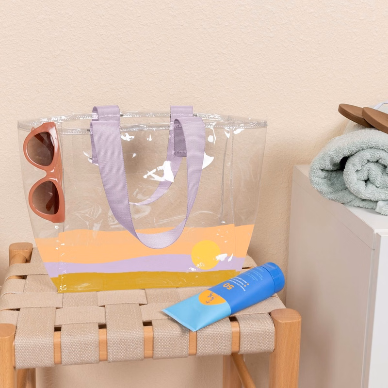 ALL DAY TOTE - CLEAR VINYL - SMALL