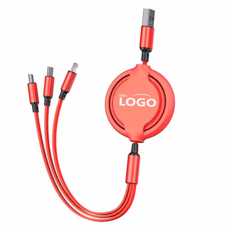 3-in-1 Retractable USB Cable