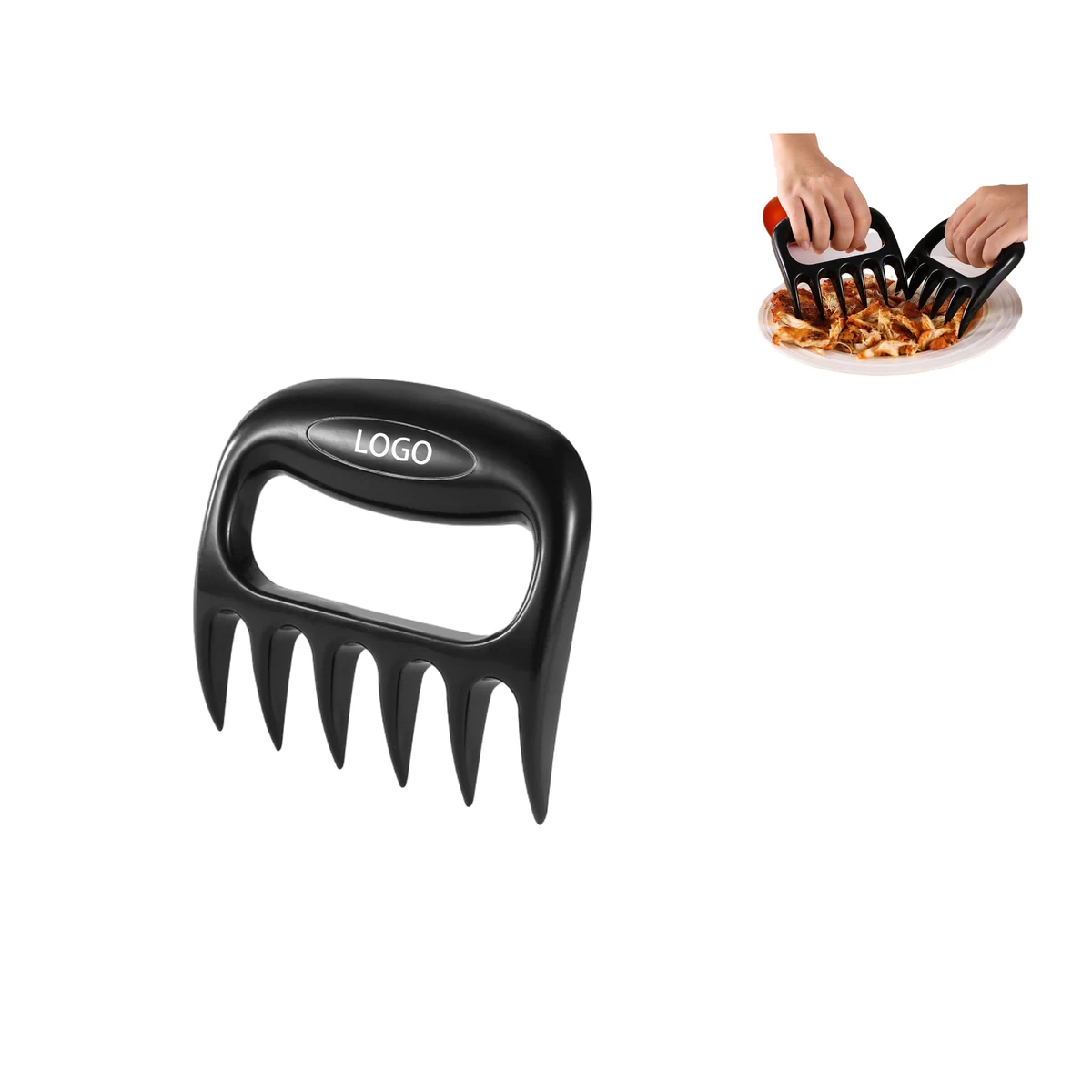 Anti-Scald Shredded Chicken Meat Puller 1