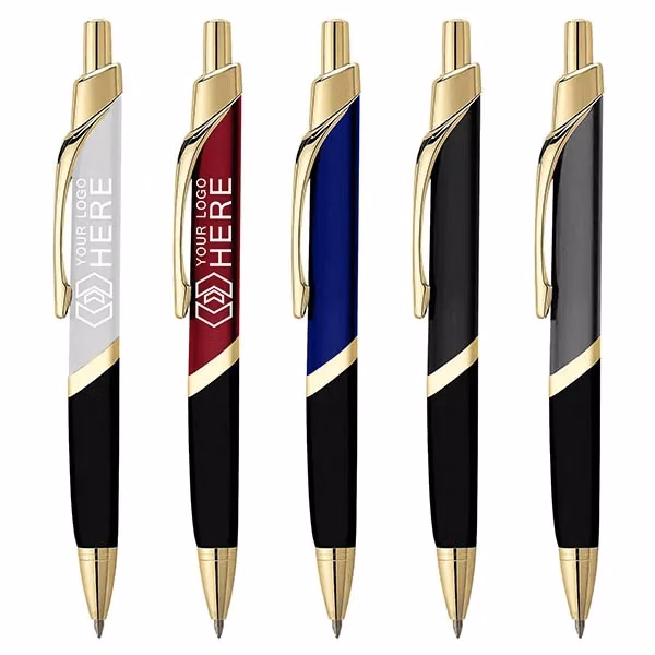 Metal Gold Tri Grip Pen
