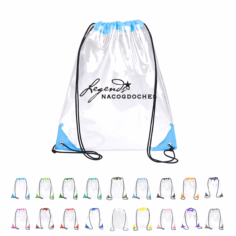 PVC Clear Drawstring Transparent bag