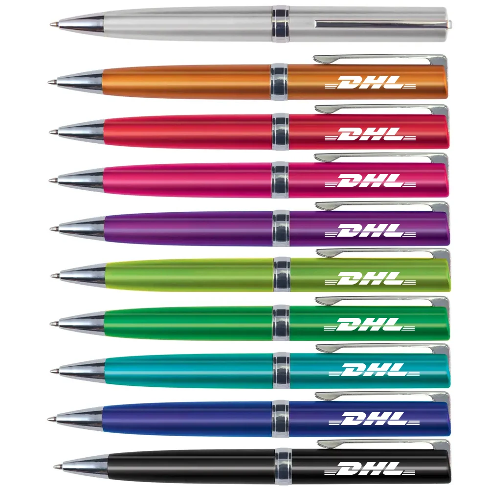 Curie Metallic Twist Ballpoint Pens 1