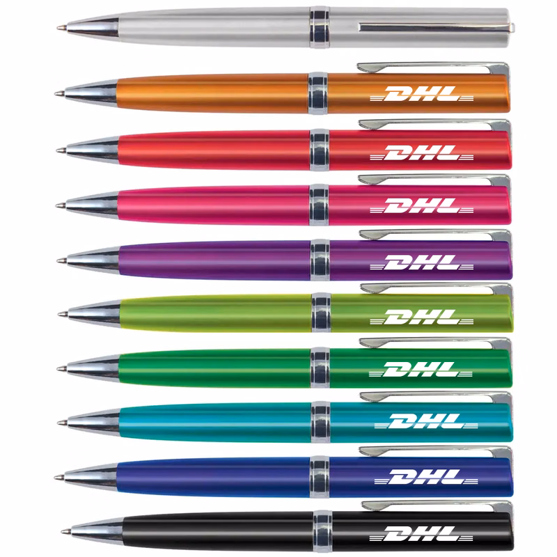 Curie Metallic Twist Ballpoint Pens