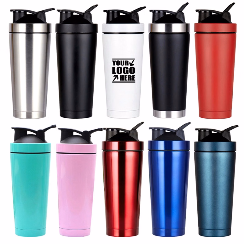 Stainless Steel Shaker Bottle With Blenders 25Oz