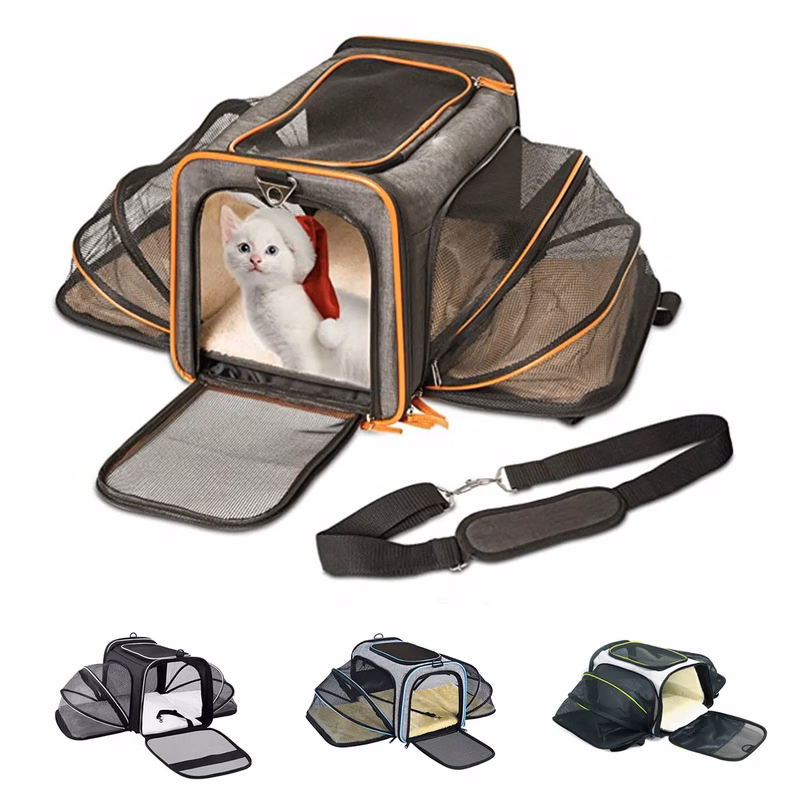 Expandable Pet Carrier Travel Bag