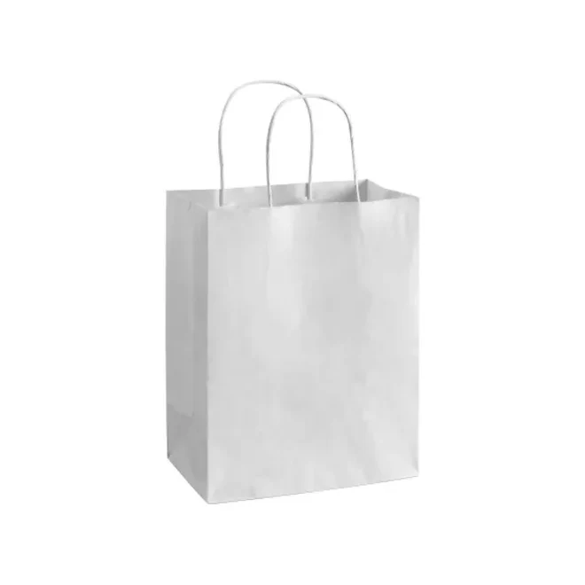 White Paper Shopping Bags 1
