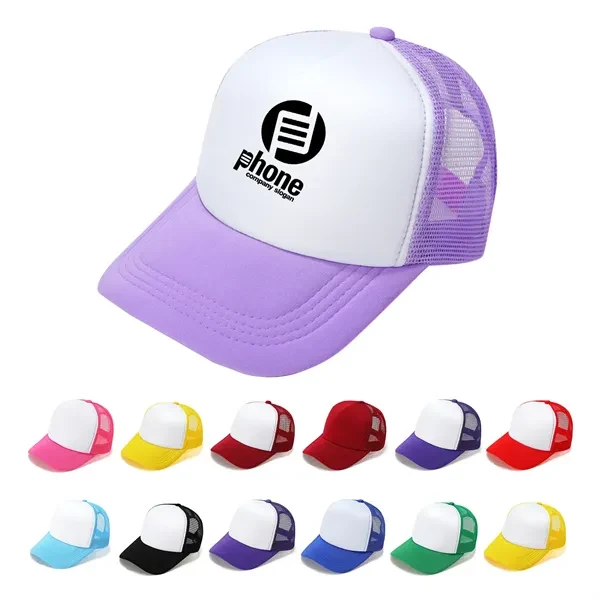 Two Tone Foam Trucker Mesh Cap 1