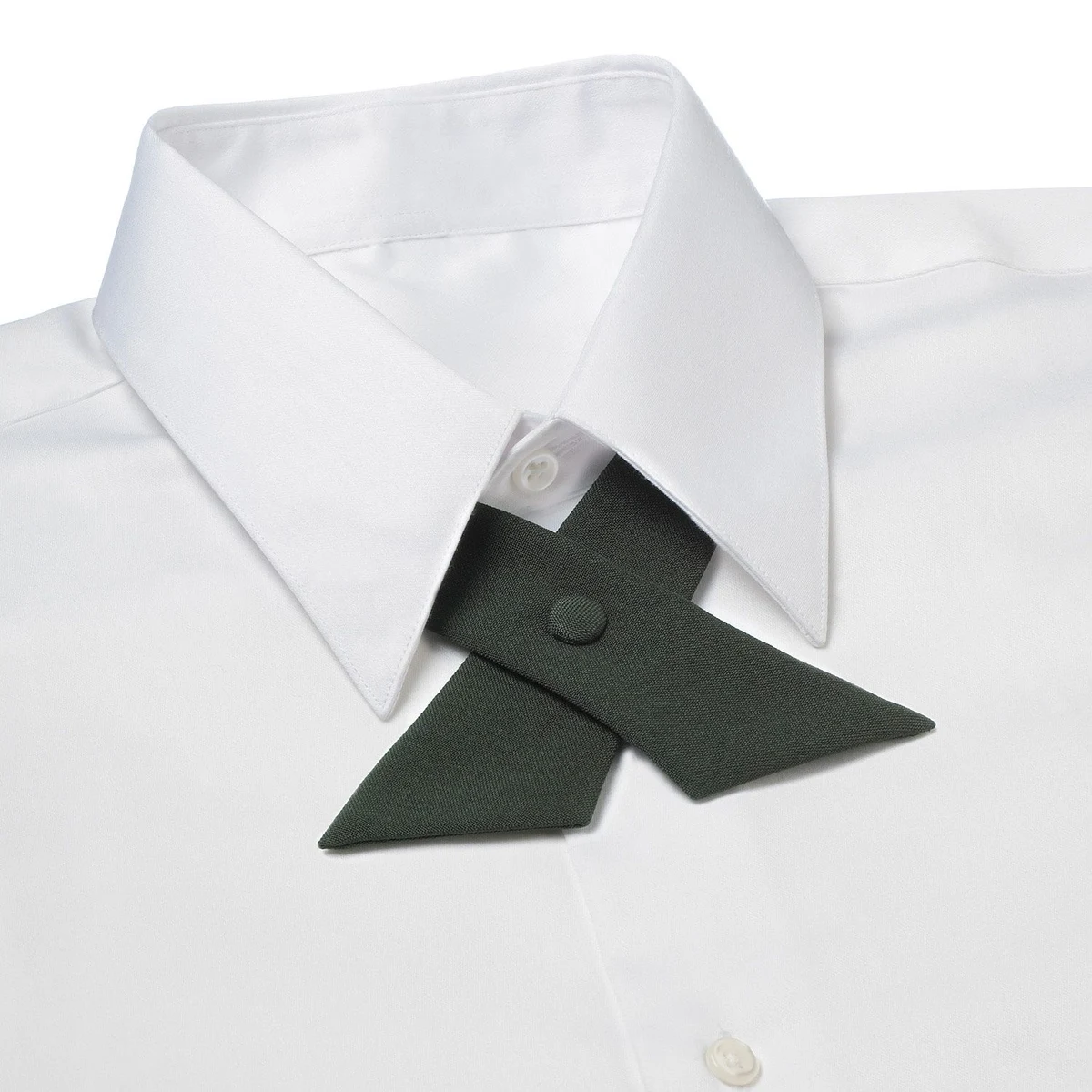 Hunter Green Poplin Crossover 1