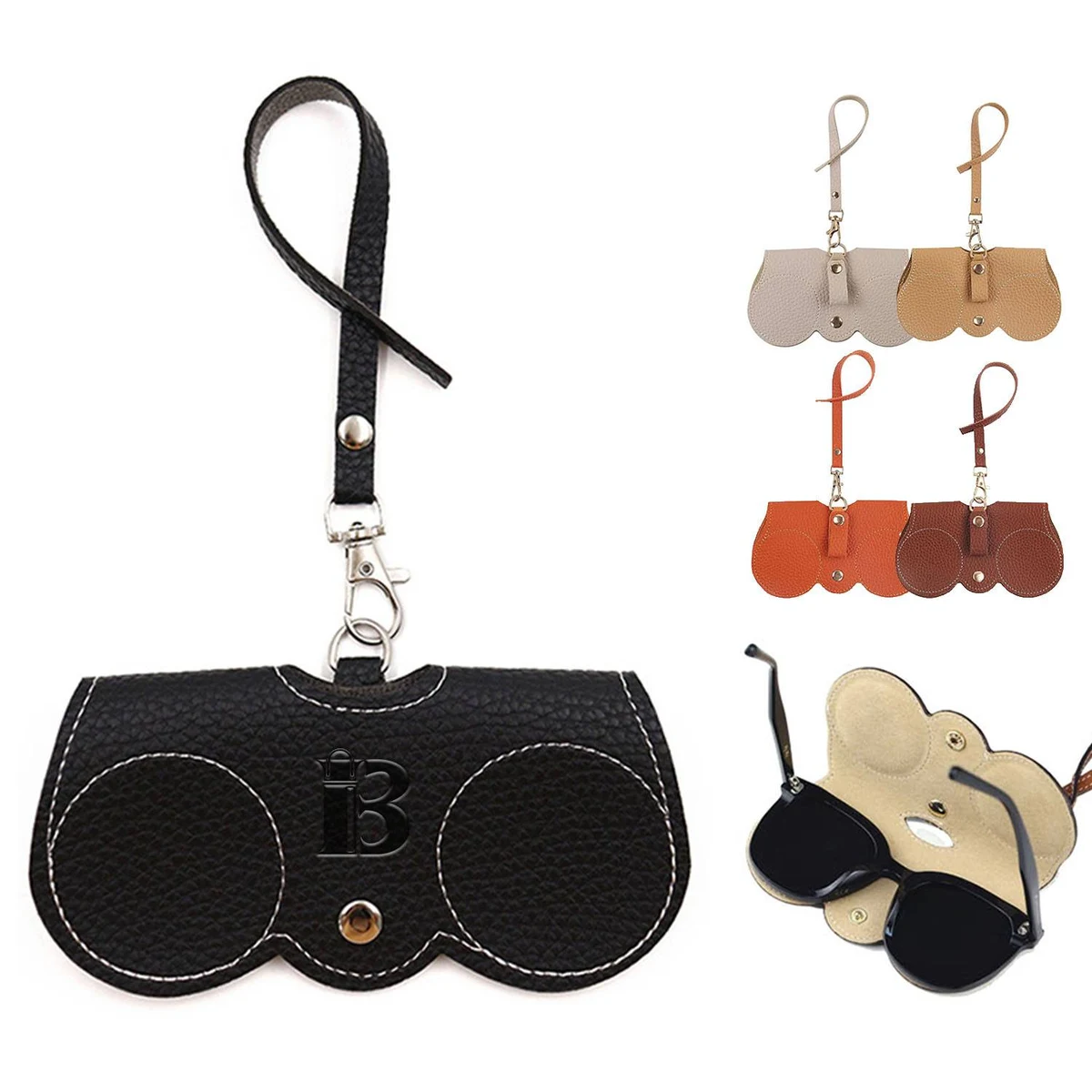Soft Fake Leather Sunglasses Bag 1