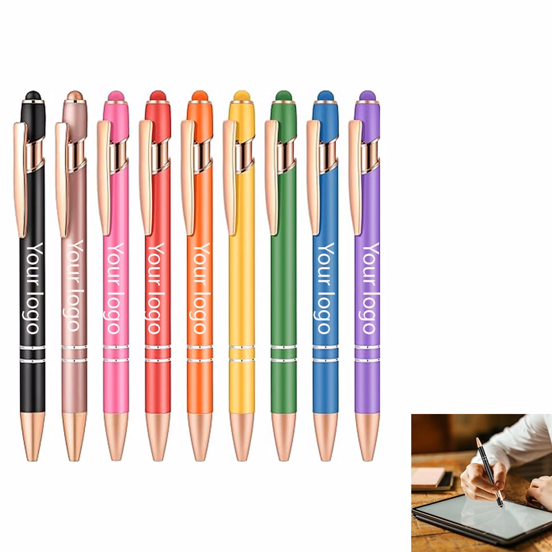 Ballpoint Pens Smooth Writing 2-In-1 Stylus