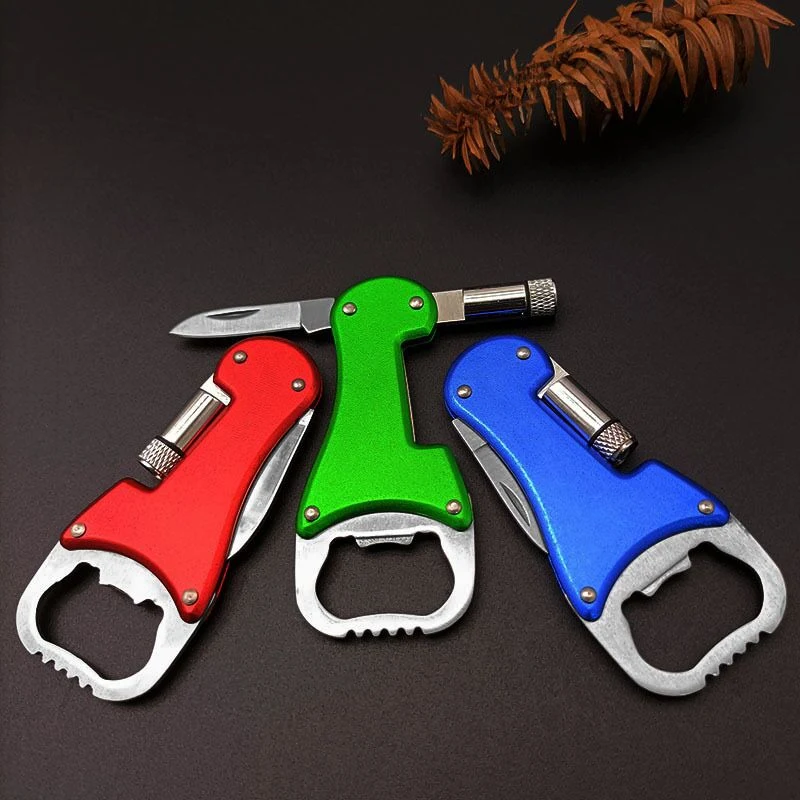 3 In 1 Bottle Opener With Knife & LED Flashlight 1