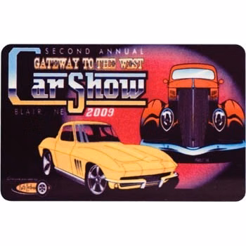 1-1/2" x 3" Full Color Aluminum Matte Name Badge