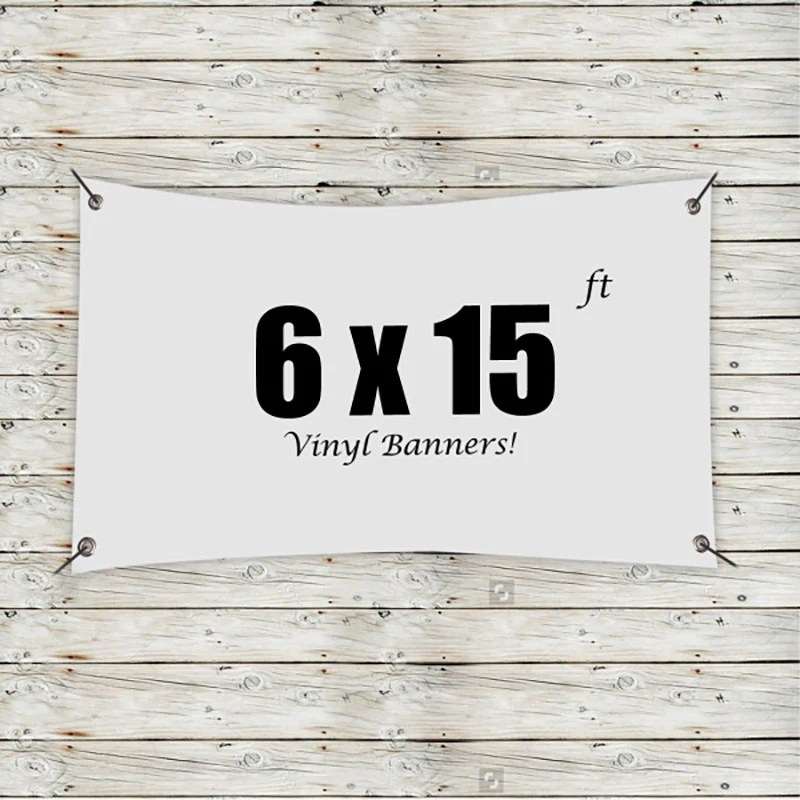 Custom 6' x 15' Vinyl Banners 1