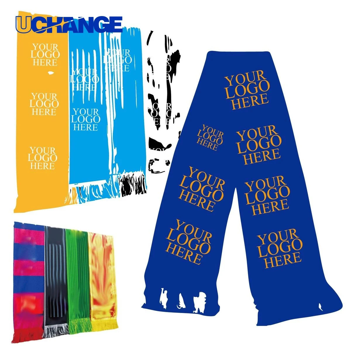 Rugby Scarf with Tassel 1