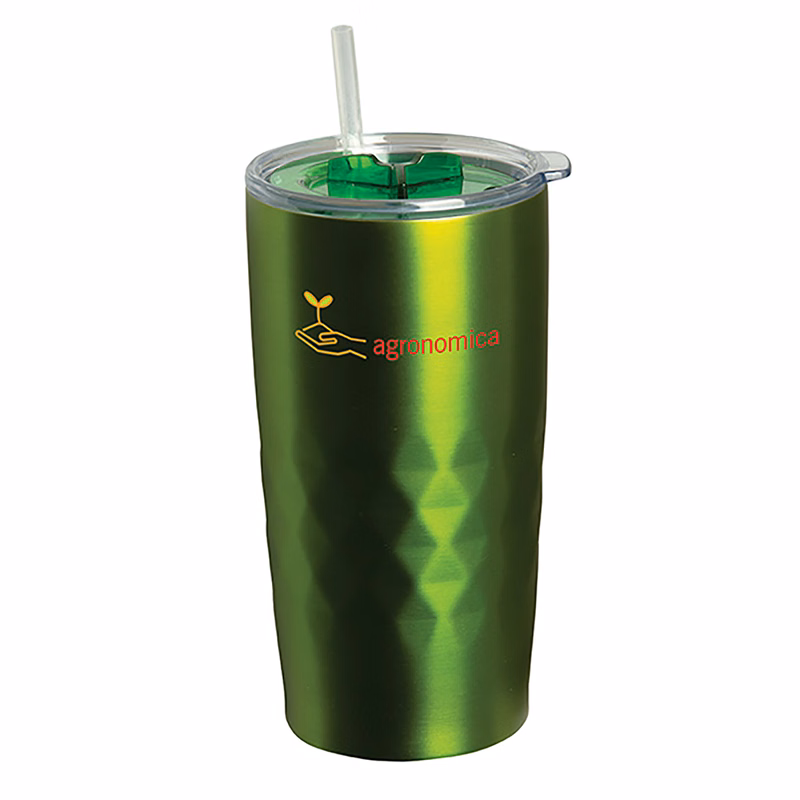 Montego 600 Ml. (20 Fl. Oz.) Travel Tumbler With Straw