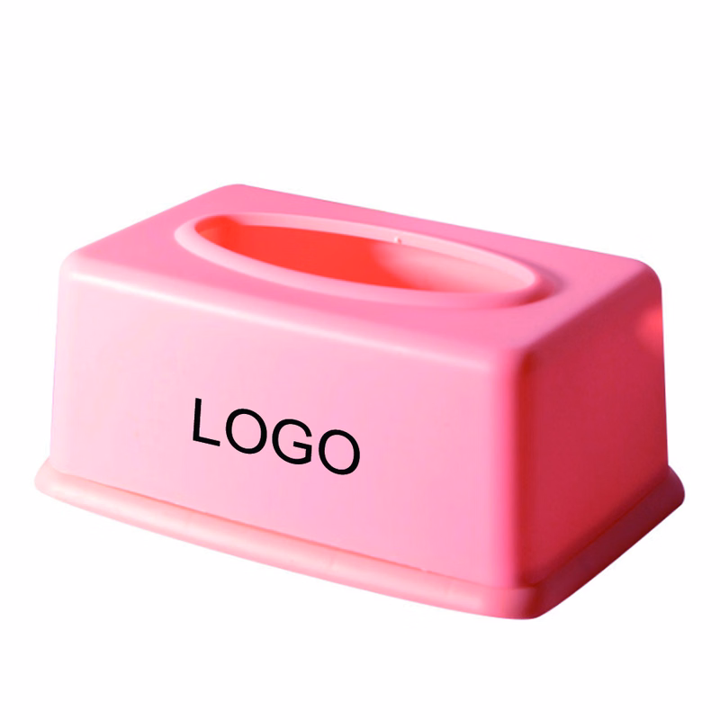 Plastic tissue box