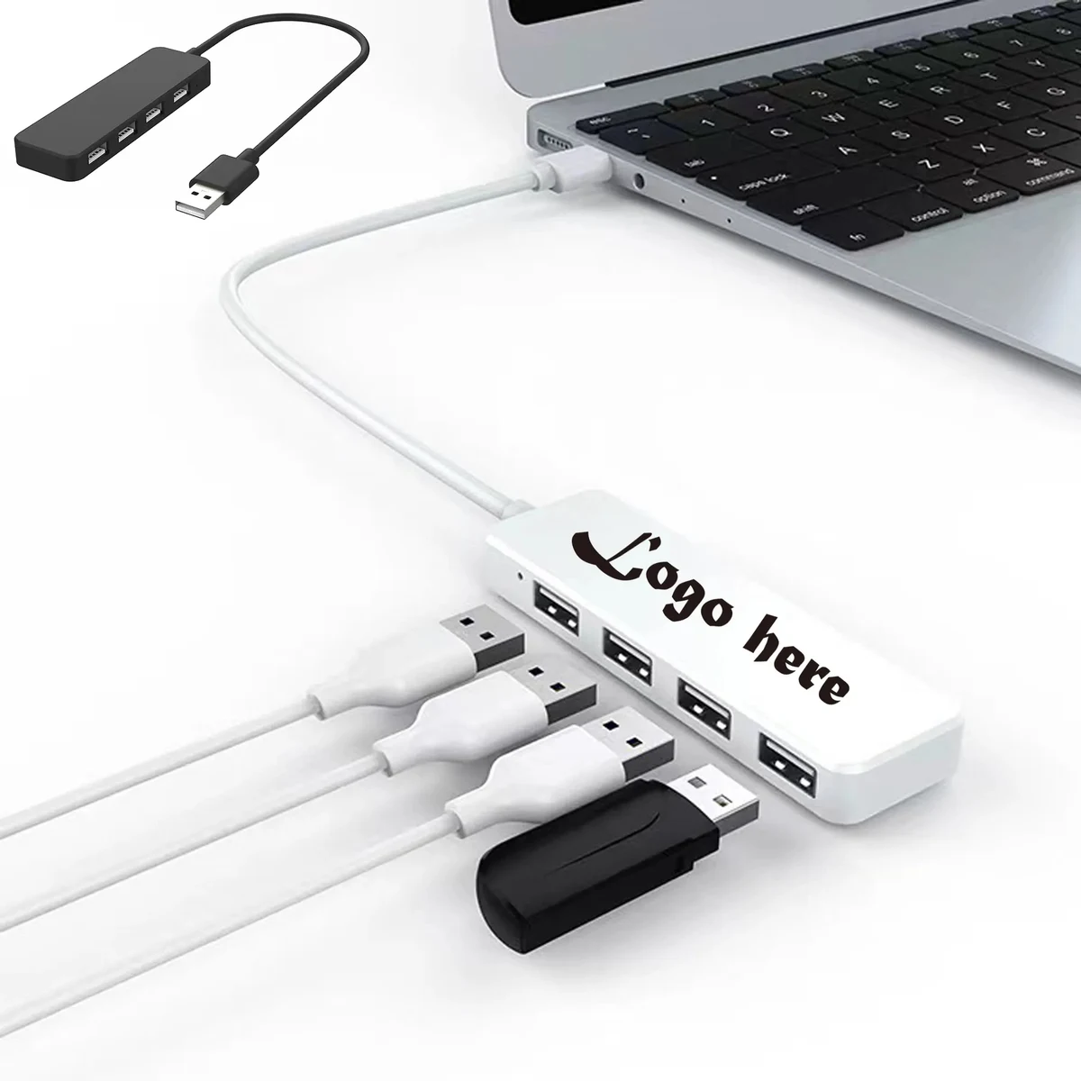 4-Port USB Ultra Slim Data Hub 1