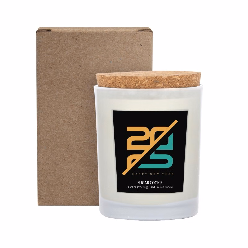 6 oz. Lumin Frosted Candle with Lid
