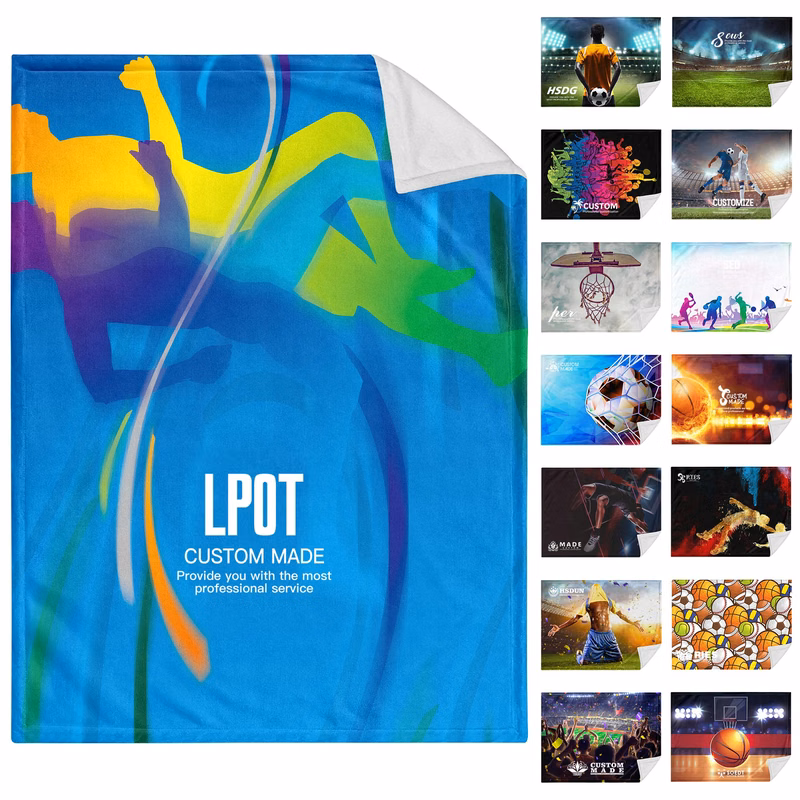 Sublimated Serged Hem 250GSM Microfiber Rally Towel