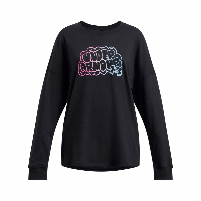 UA Doodle Gradient Girls' Long Sleeve