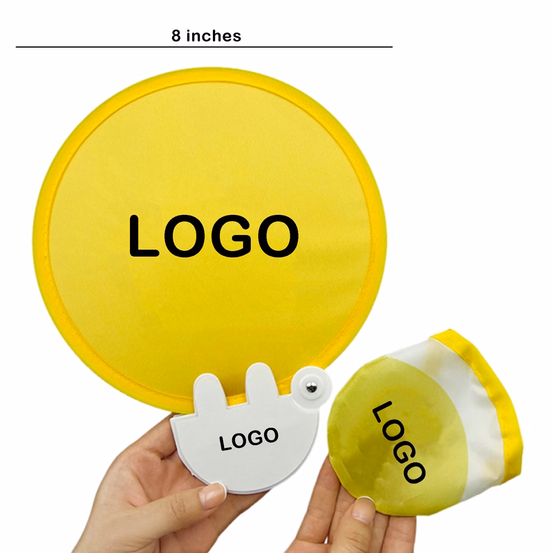 Branded Round Hand Fan for Marketing Use