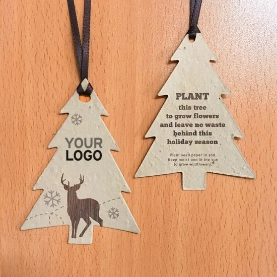 Rustic Woodland Modern Tree Ornaments 1