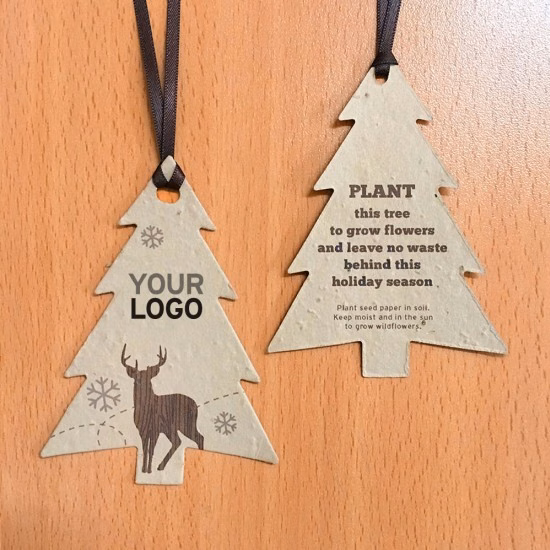 Rustic Woodland Modern Tree Ornaments