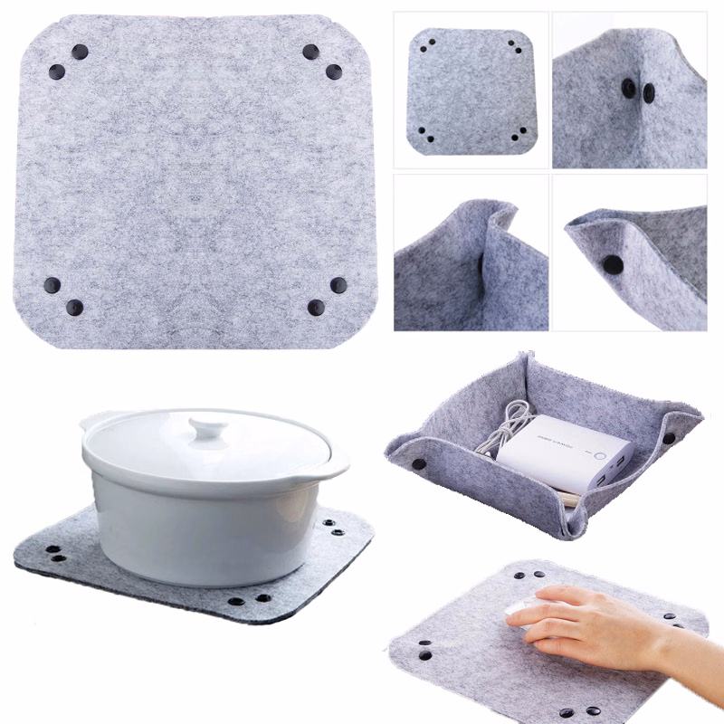 Felt Office Desk Tray Mouse Pad