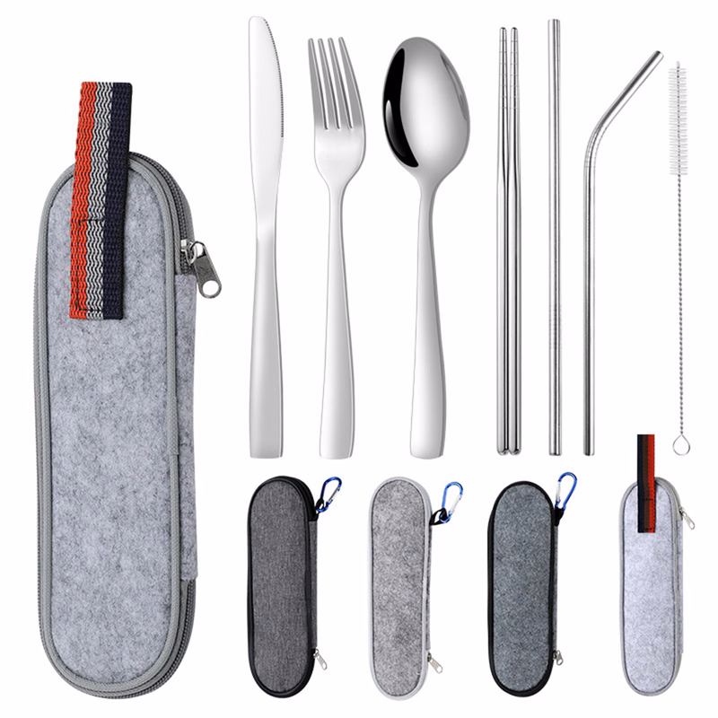 Steel Cutlery Set With Bag Package
