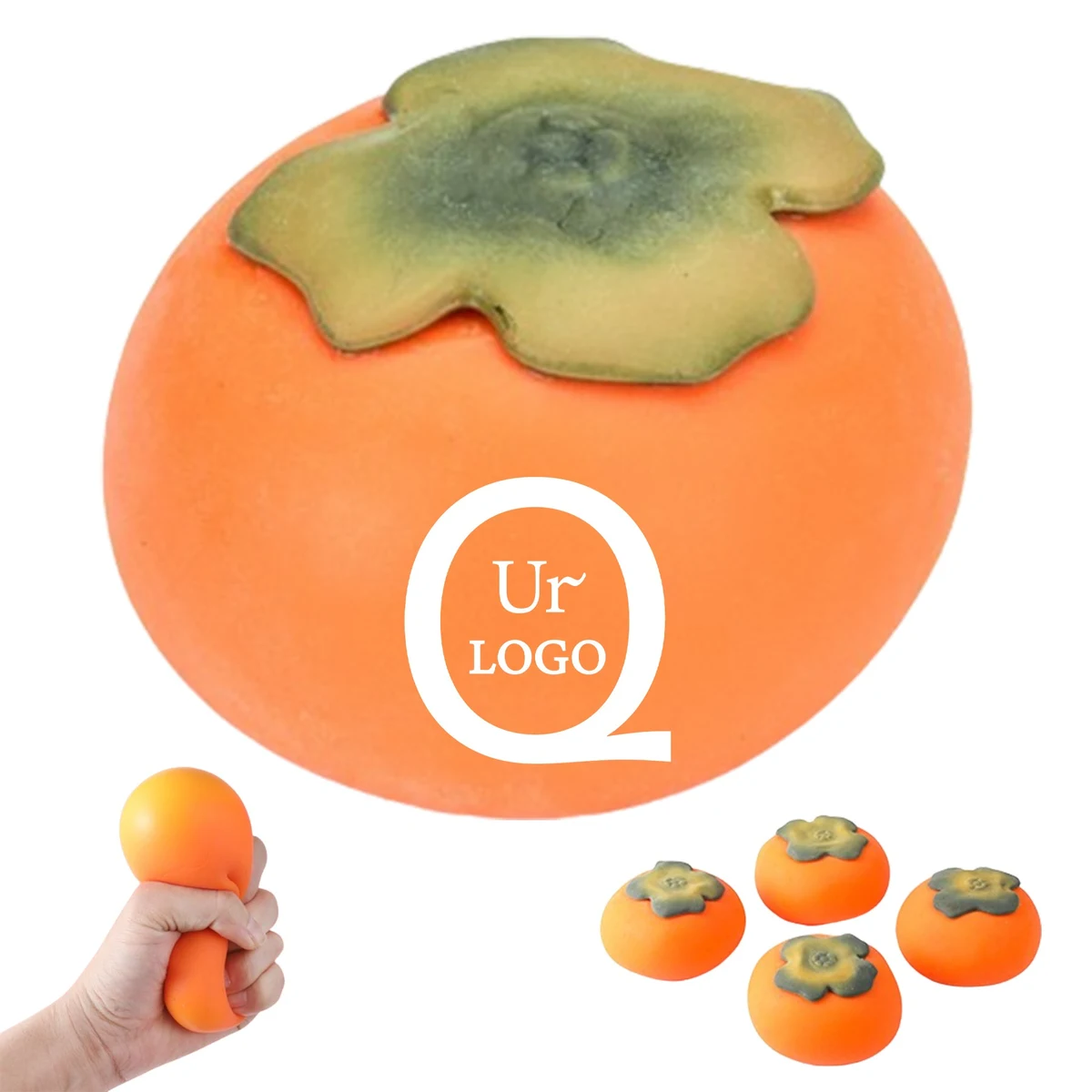 Liquid-Filled Persimmon Stress Ball 1