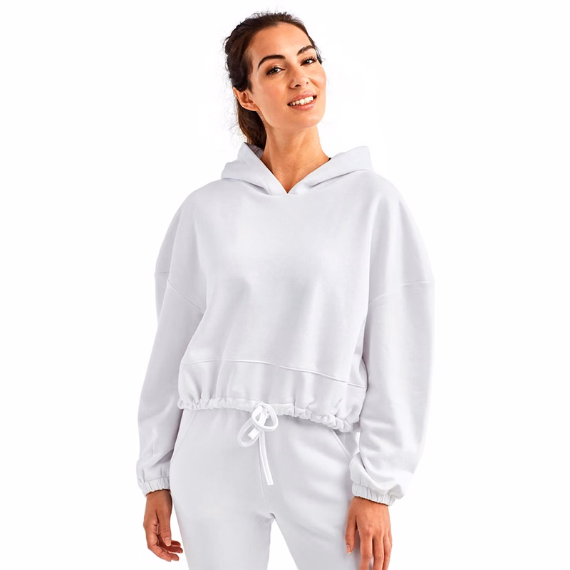 Women's Cropped Maria Hooded Sweatshirt - TD085