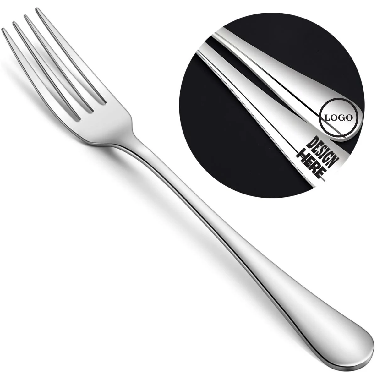Durable 304 Stainless Steel Dinner Fork 1