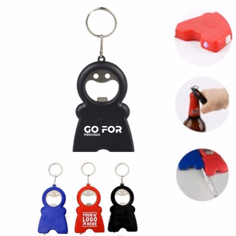 3-in-1 Tape Measure Keychain with Light