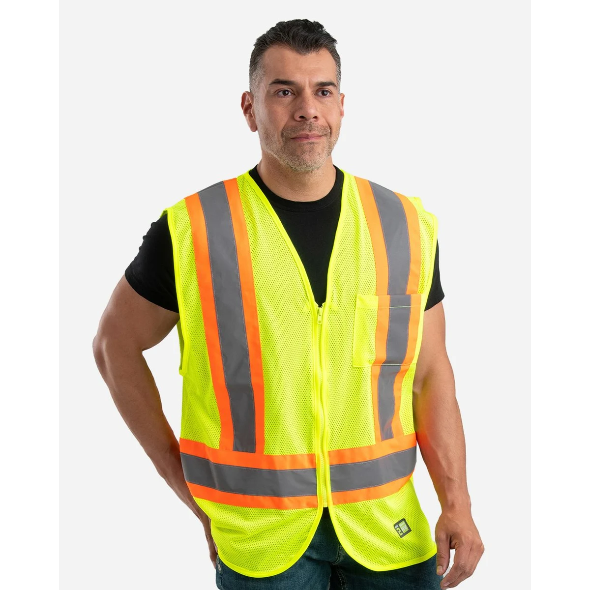 Men's Hi-Vis Class 2 Multi-Color Vest - HVV046 1