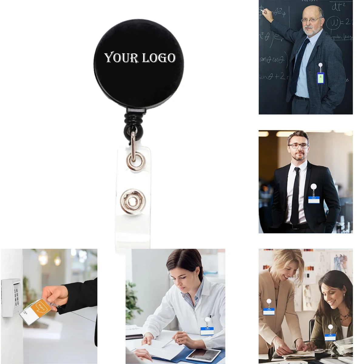 Quick-Release Retractable Badge Reel 1
