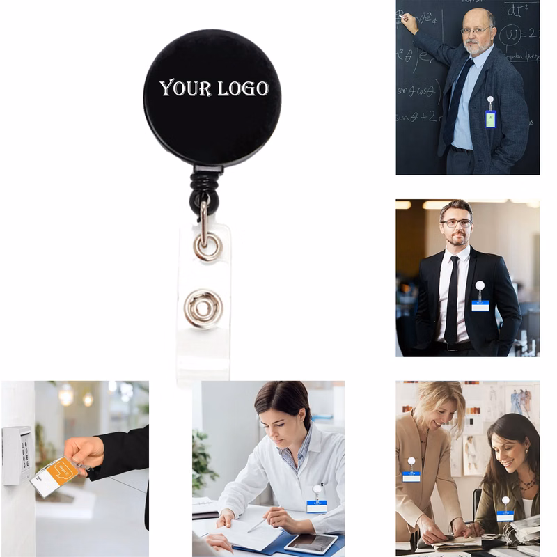 Quick-Release Retractable Badge Reel