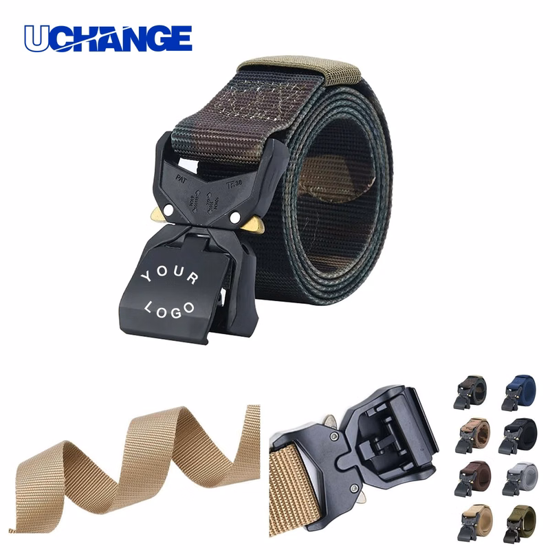 Heavy Duty Nylon Tactical Belt Strap for Outdoor Use