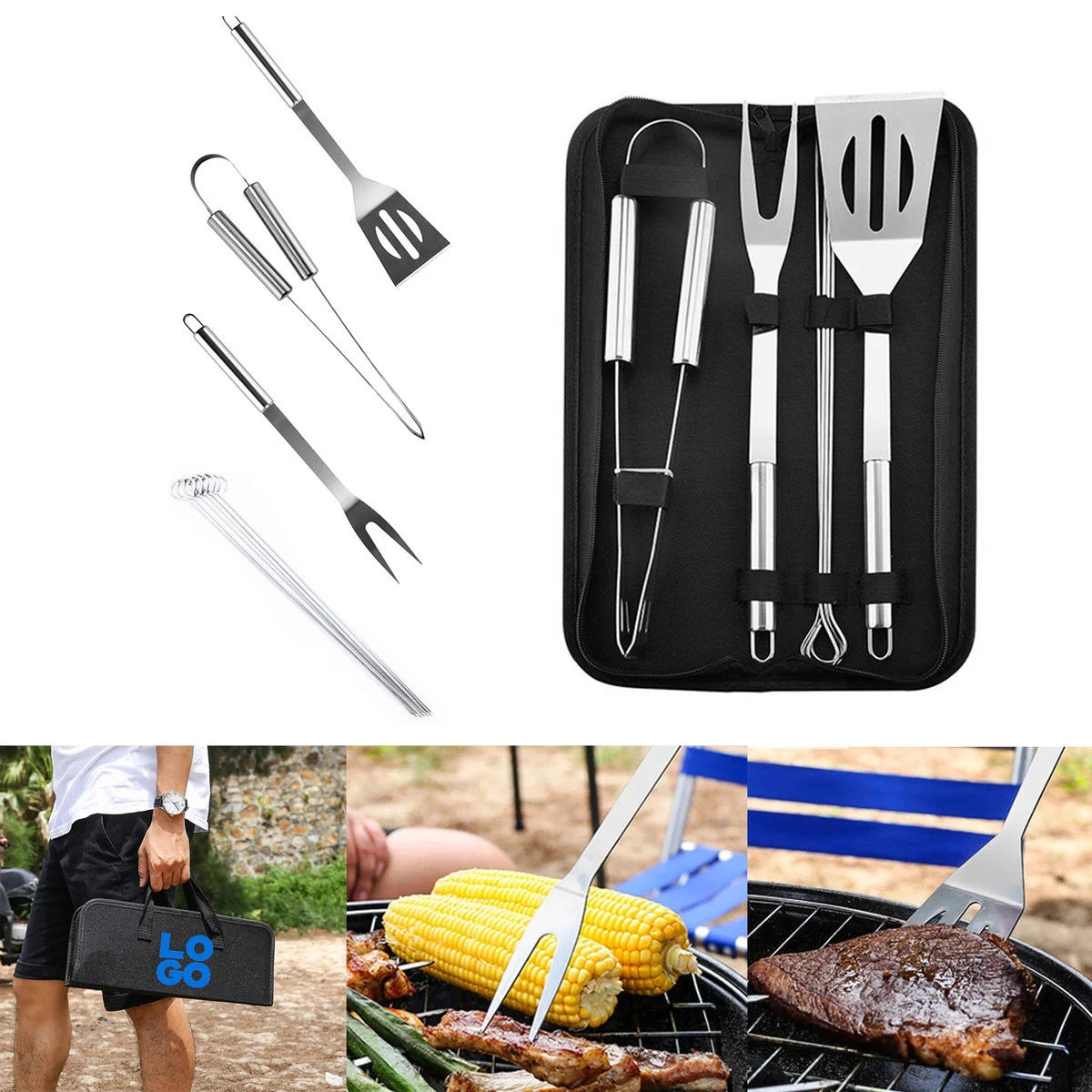 Stainless Steel Barbecue Set 1
