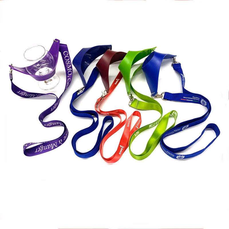 Hands Free Wineglass Holder with Lanyard