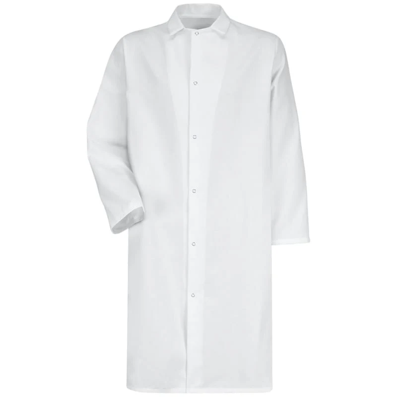 Red Kap Unisex Gripper - Front Butcher Frock - No Pockets - 4006 1