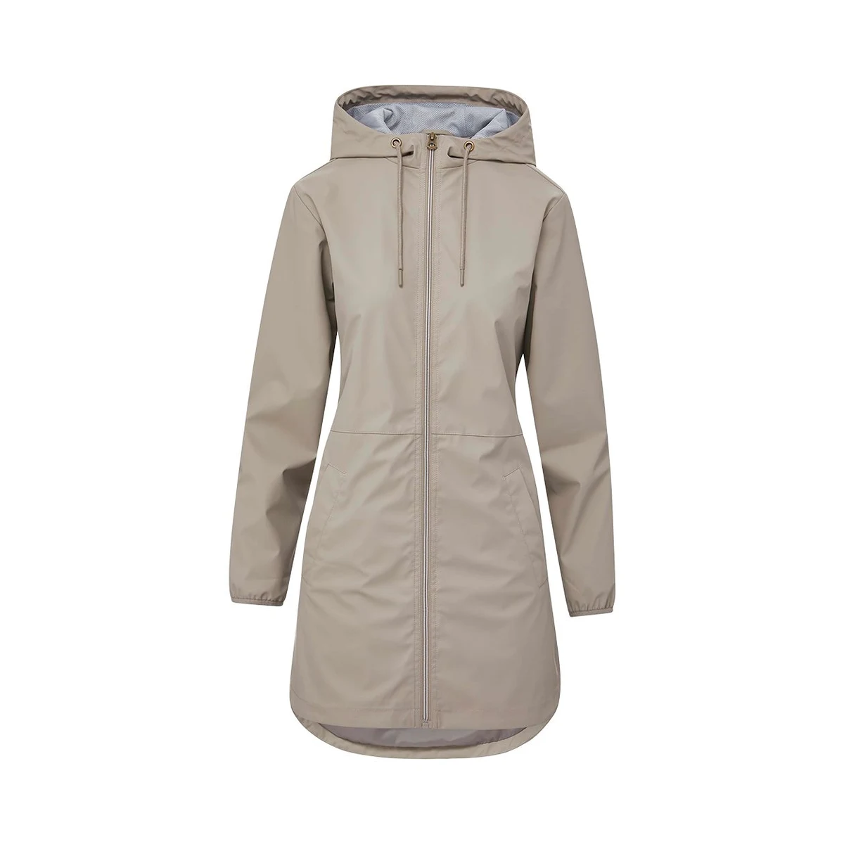 Women's Vintage Hooded Rain Jacket - W193910 1