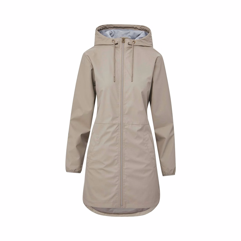 Women's Vintage Hooded Rain Jacket - W193910