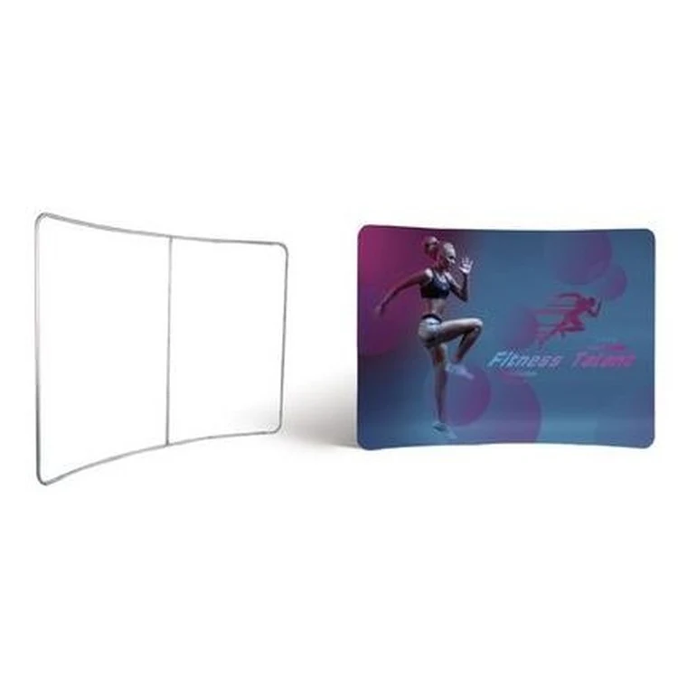 10ft C-Shaped Fabric Display - Fabric Only - 2 Side Imprint 1