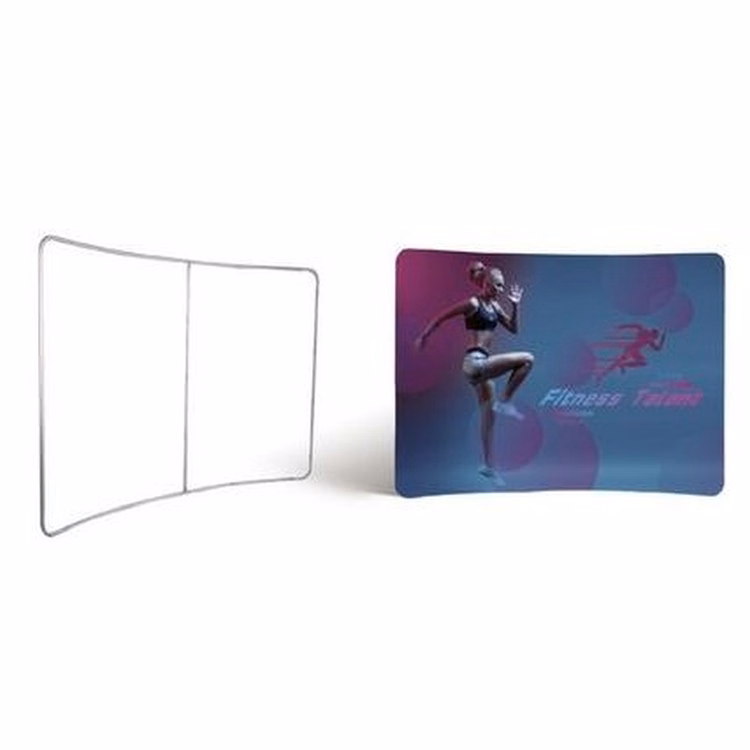 10ft C-Shaped Fabric Display - Fabric Only - 2 Side Imprint