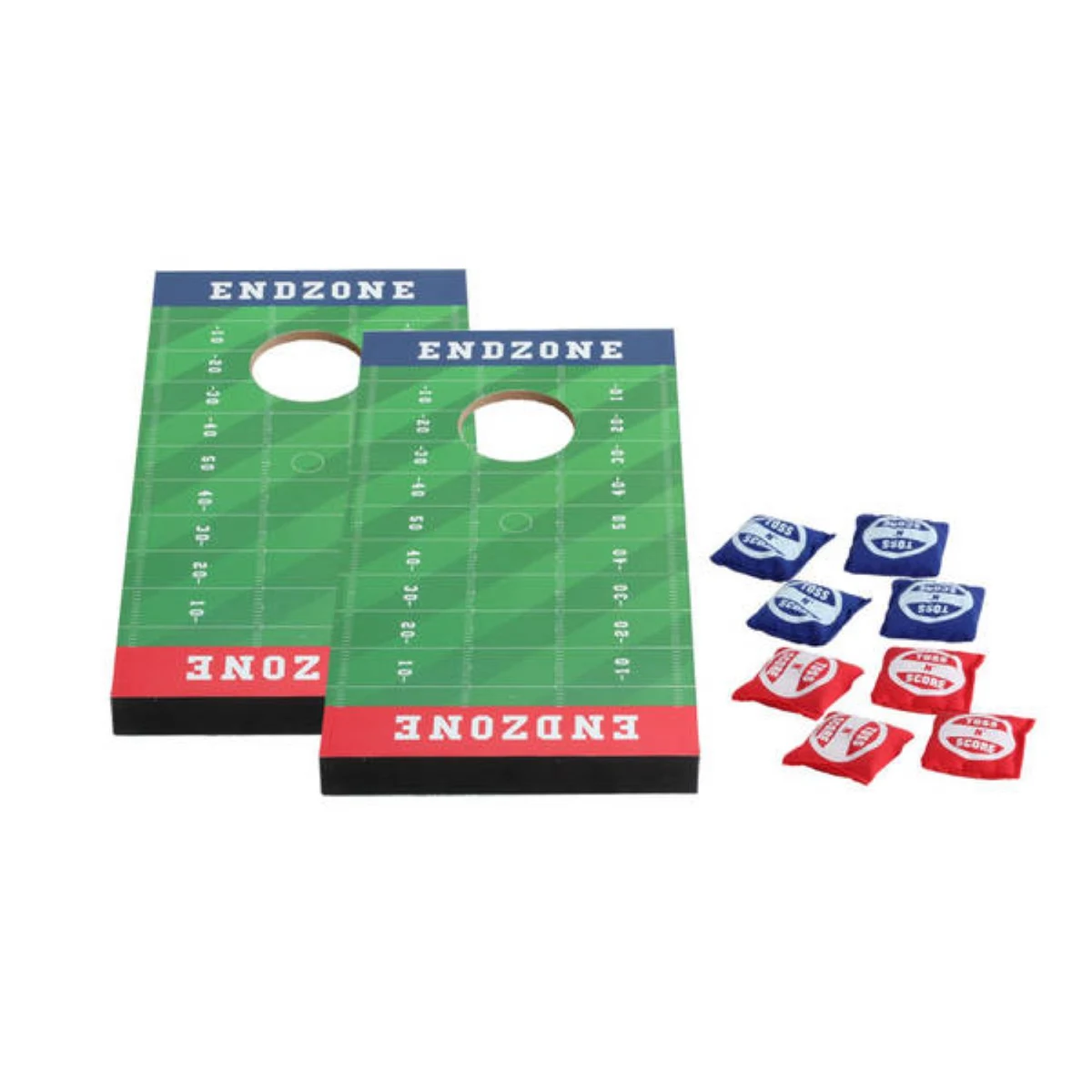 End Zone Corn Hole Bag Toss Game 1
