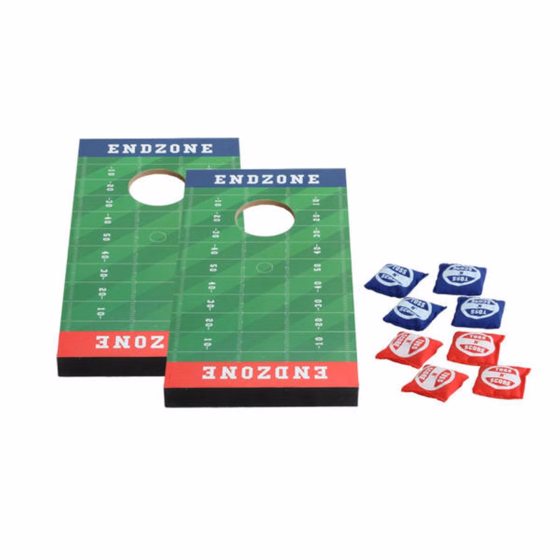 End Zone Corn Hole Bag Toss Game