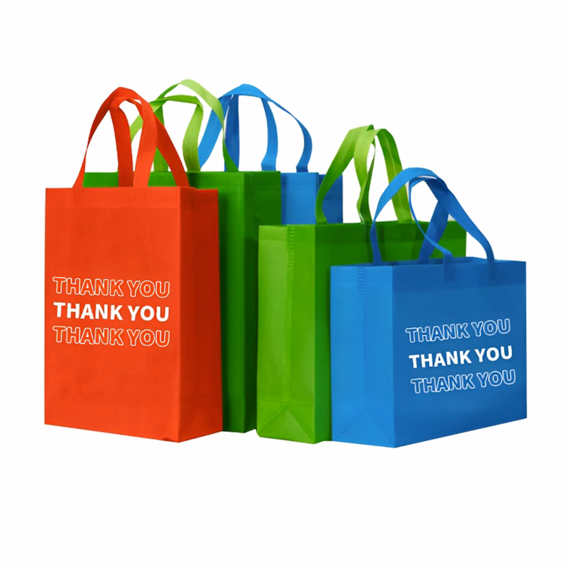 MOQ 50 Blank Non-Woven Tote Bag Customizable Eco-Friendly Gift