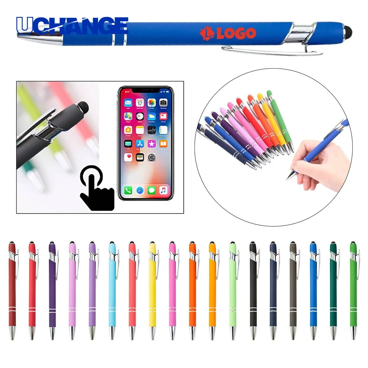 Ballpoint Pen with Soft Touch Stylus for Devices 1